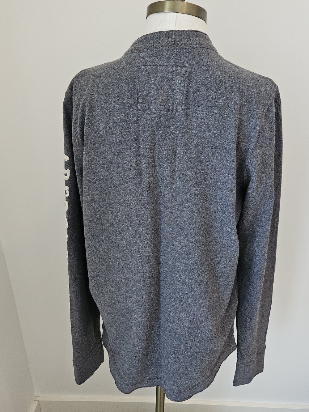 Abercrombie & Fitch Charcoal Henley Pullover - Picture 4 of 7